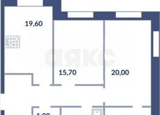 2-комнатная квартира на продажу, 88.1 м2, Владимирская область, улица Горького, 60А