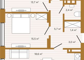 Продаю квартиру студию, 71.2 м2, Новосибирск, улица Чаплыгина, 54, метро Площадь Ленина