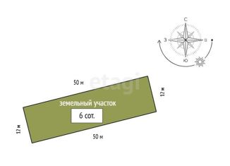 Продается участок, 6 сот., посёлок Солонцы