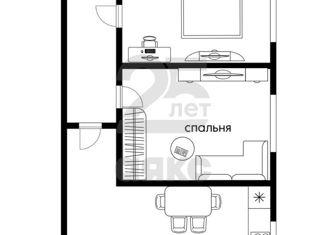 Продажа двухкомнатной квартиры, 75 м2, поселок городского типа Джубга, Кооперативная улица, 45