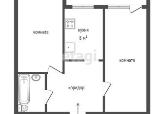 Продам 2-комнатную квартиру, 48.3 м2, Екатеринбург, улица Черепанова, 34, улица Черепанова