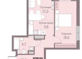 Продается 2-комнатная квартира, 50.6 м2, Пермский край, Сапфирная улица, 13