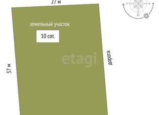 Продается земельный участок, 10 сот., деревня Нариманова, Центральная улица, 5