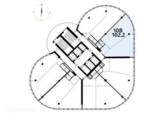 Продается офис, 102.2 м2, Новосибирская область, проспект Димитрова, 4/1