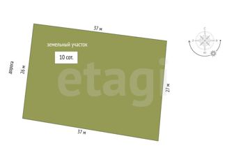 Продается участок, 10 сот., ТСН Лесное, Светлая улица