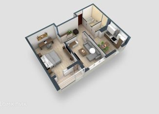 Продажа 2-комнатной квартиры, 59 м2, посёлок городского типа Дагомыс