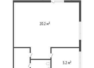 Продажа однокомнатной квартиры, 35.1 м2, Тобольск, 1-я Луговая улица, 42