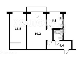 Продается 2-ком. квартира, 47.2 м2, Новосибирск, улица Достоевского, 22, метро Сибирская