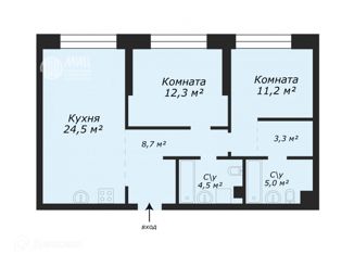 Продам двухкомнатную квартиру, 69 м2, Москва, улица Руставели, 16к2, Бутырский район