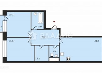 Продам 2-комнатную квартиру, 77.9 м2, Москва, улица Лобачевского, 120к2, ЖК Событие
