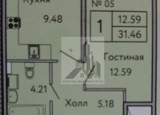 Продаю 1-комнатную квартиру, 31.1 м2, Колпино, улица Севастьянова, 28к2, ЖК Новое Колпино