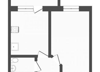 Продаю однокомнатную квартиру, 45.5 м2, Тюмень, улица Тимофея Кармацкого, 11, ЖК Ария
