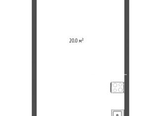 Продам 1-комнатную квартиру, 19.6 м2, Сургут, проезд Первопроходцев, 4