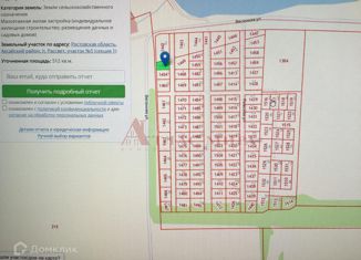 Продам участок, 5.12 сот., Рассветовское сельское поселение, Венская улица