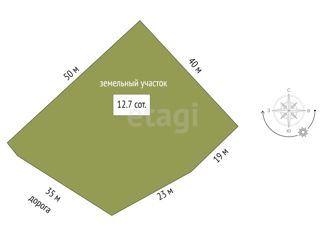 Продается земельный участок, 17.7 сот., посёлок Детский Дом № 29, Берёзовая улица