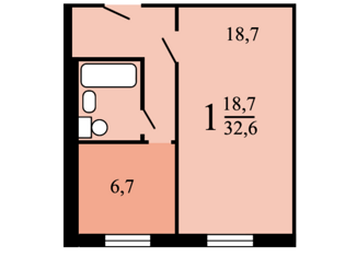 Продается однокомнатная квартира, 32.7 м2, Москва, Лазаревский переулок, 4, район Марьина Роща