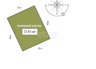Продам земельный участок, 15.45 сот., Красноярский край, 04К-296, 3-й километр