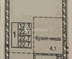 Квартира на продажу студия, 22.7 м2, Москва, ЖК Профит, Газгольдерная улица, 8