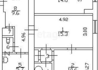 Продажа 2-комнатной квартиры, 49.56 м2, Санкт-Петербург, улица Труда, 4