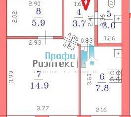 Продажа однокомнатной квартиры, 35.5 м2, Нижний Новгород, улица Паскаля, 27, метро Двигатель Революции