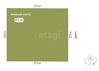 Продажа участка, 10 сот., деревня Ключи