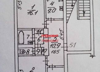 3-ком. квартира на продажу, 69 м2, Новосибирск, улица Свердлова, 21, улица Свердлова