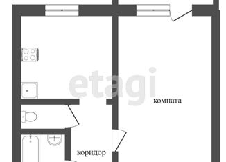 Продаю 1-комнатную квартиру, 33 м2, Челябинск, Курчатовский район, улица Захаренко, 11А