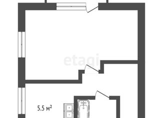 Продам 1-комнатную квартиру, 32 м2, Санкт-Петербург, улица Бутлерова, 20, метро Площадь Мужества