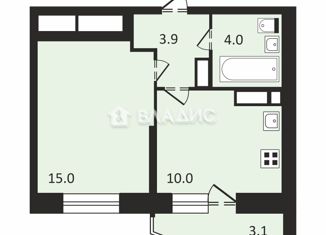 Продается 1-ком. квартира, 34.5 м2, Мурино, улица Шувалова, 20к2, ЖК Территория