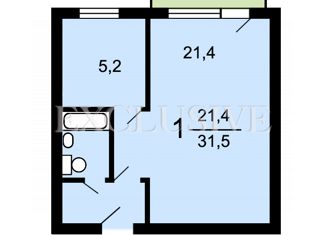 Продажа 1-ком. квартиры, 31.7 м2, Москва, Болотниковская улица, 9, метро Варшавская