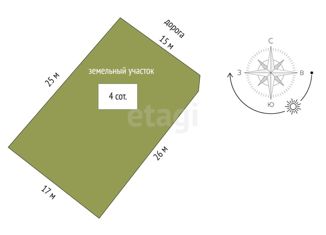Земельный участок на продажу, 4 сот., СТ Мечта, Ялтинская улица