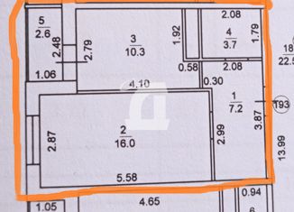 Продается 1-комнатная квартира, 37.2 м2, Краснодар, улица Леонида Лаврова, 8к1ск2, ЖК Империал