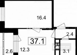 Продажа однокомнатной квартиры, 37.1 м2, Мытищи, Осташковское шоссе, 22к6