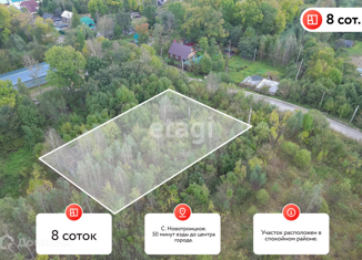 Продается участок, 8 сот., село Новотроицкое