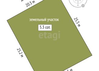 Продажа земельного участка, 5.3 сот., Тюмень, Калининский округ, 16-я улица