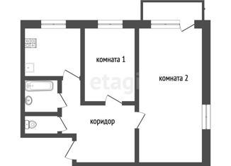 Продаю 2-комнатную квартиру, 42 м2, Улан-Удэ, улица Революции 1905 года, 12