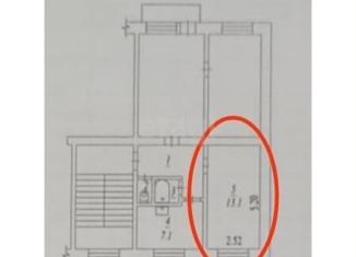 Комната на продажу, 13.1 м2, Бердск, Микрорайон, 34