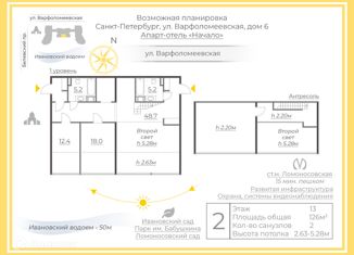Продаю многокомнатную квартиру, 122.8 м2, Санкт-Петербург, Варфоломеевская улица, 9, метро Елизаровская