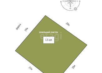 Продается земельный участок, 1.5 сот., село Генеральское
