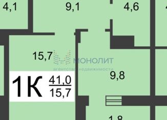 Продается 1-комнатная квартира, 41 м2, Нижний Новгород, Волжская набережная, 22, метро Стрелка