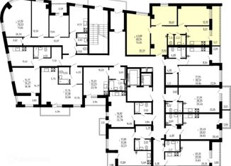 3-ком. квартира на продажу, 72.1 м2, Якутск, Автодорожная улица, 19А, Автодорожный округ