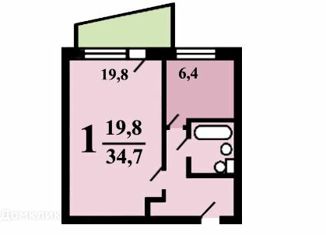 Продается 1-комнатная квартира, 33.6 м2, поселок завода Мосрентген, посёлок завода Мосрентген, 31