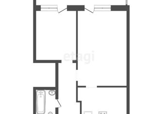 Продаю 2-ком. квартиру, 46.5 м2, Красноярский край, Лесопарковая улица, 27