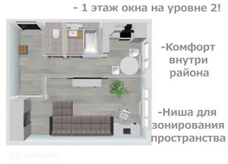 Продается 1-комнатная квартира, 30.4 м2, Братск, улица Обручева, 33