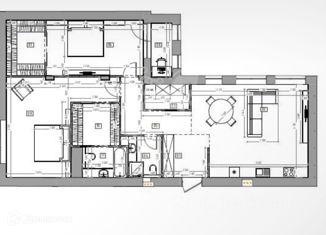 Продается 3-ком. квартира, 120 м2, Москва, улица Усачёва, 15кБ, метро Спортивная