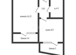 Продажа 1-комнатной квартиры, 35.3 м2, Краснодар, Севастопольская улица, 6/1, Севастопольская улица