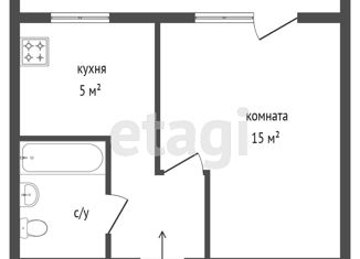 Продажа 1-ком. квартиры, 27 м2, Екатеринбург, улица Бакинских Комиссаров, 38А