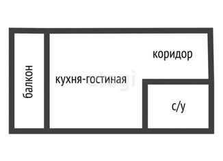 Продаю квартиру студию, 24.7 м2, Краснодар, улица Григория Булгакова, 6, микрорайон Достояние