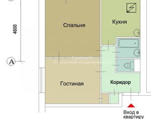 Продам двухкомнатную квартиру, 37.6 м2, Москва, улица Черняховского, 9к1, метро Аэропорт