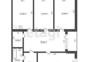 Продажа 4-ком. квартиры, 74.4 м2, Тверь, проспект Ленина, 6, Пролетарский район